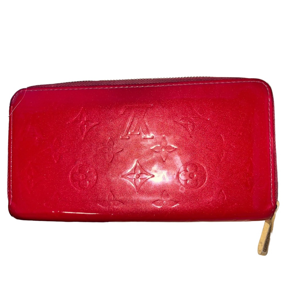 Louis Vuitton Red Embossed Wallet - Picture 11 of 16